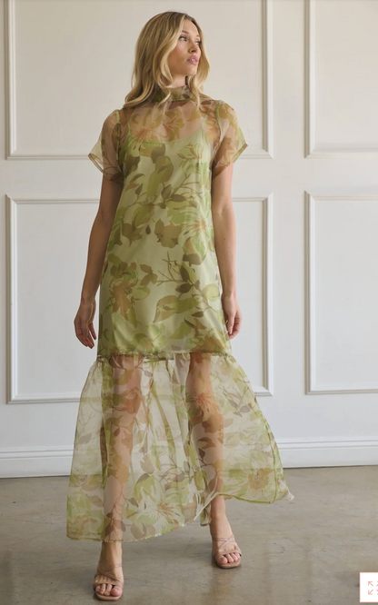 Ellery Floral Dime Maxi Dress