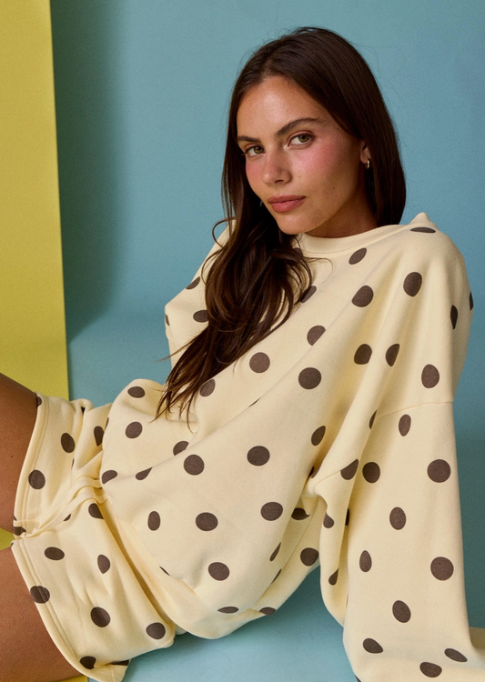 Polka Dot Fleece Set