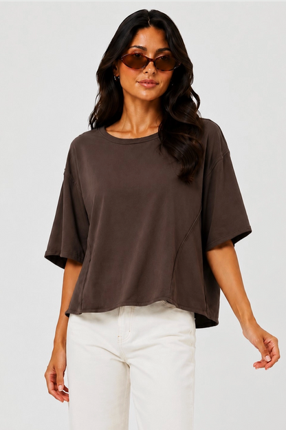 Oversized Half Sleeve Top