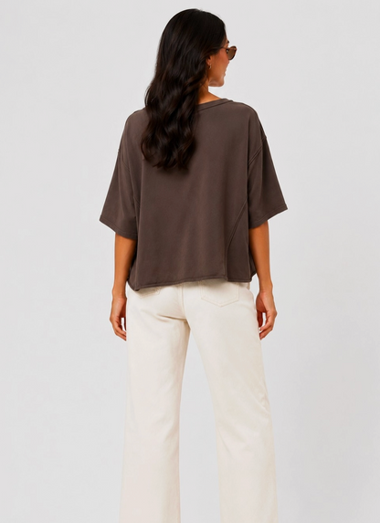 Oversized Half Sleeve Top