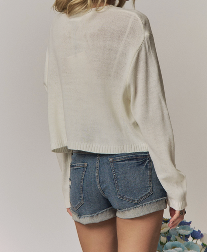 Sweet Freedom Knit Sweatshirt