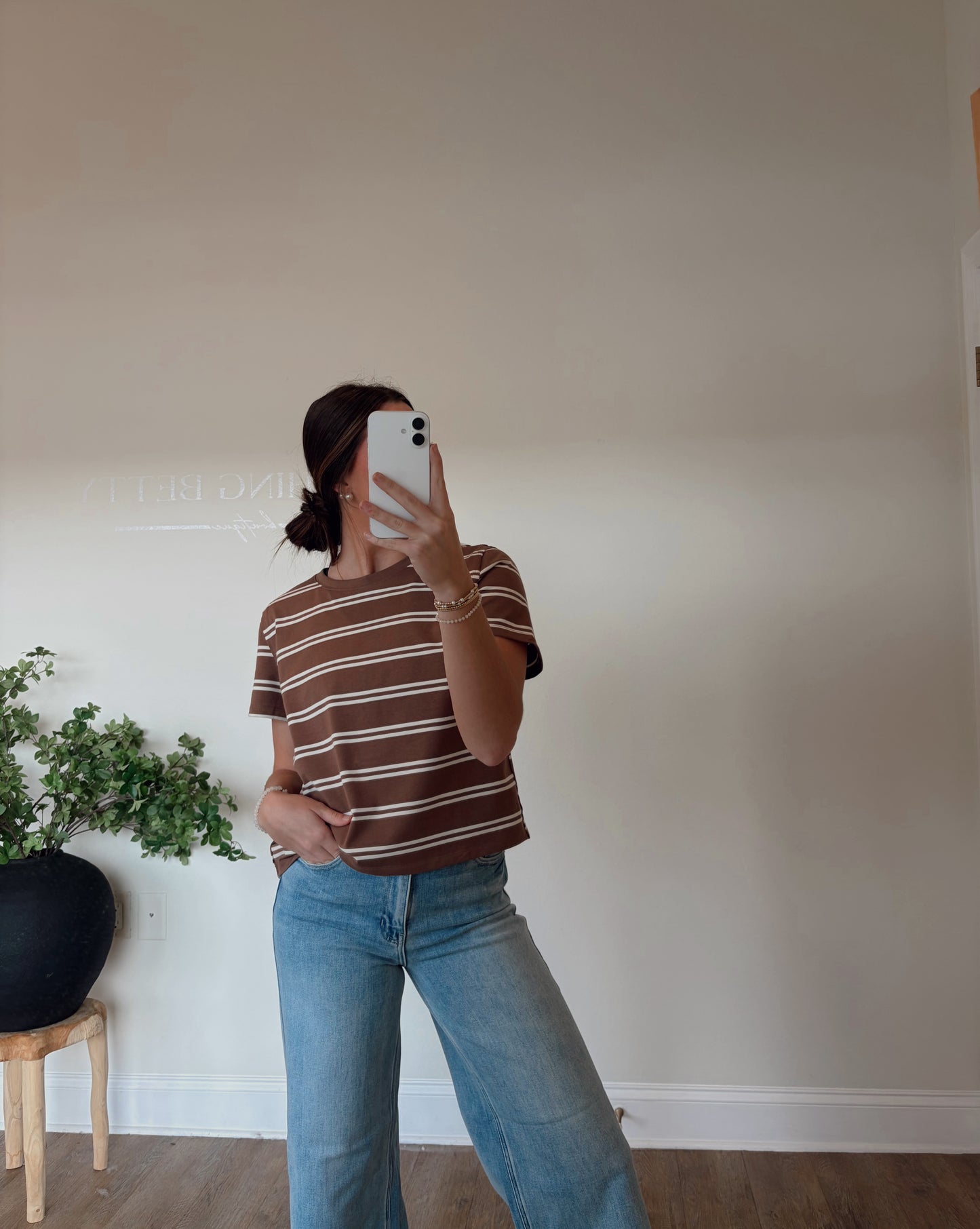Striped Short Sleeve Everyday Tee