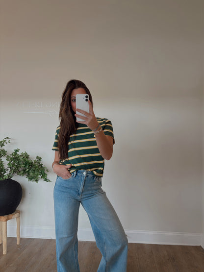 Striped Short Sleeve Everyday Tee