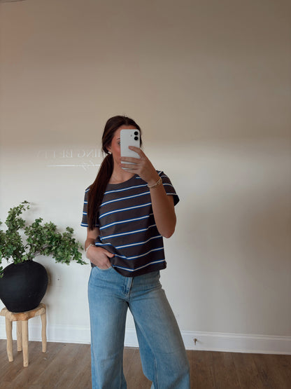 Striped Short Sleeve Everyday Tee