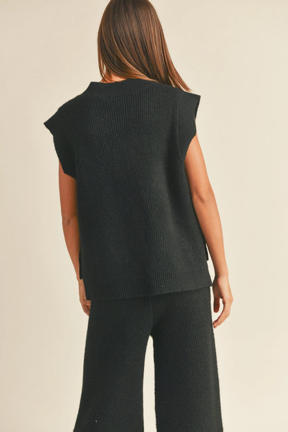 Midnight Luxe Sleeveless Sweater