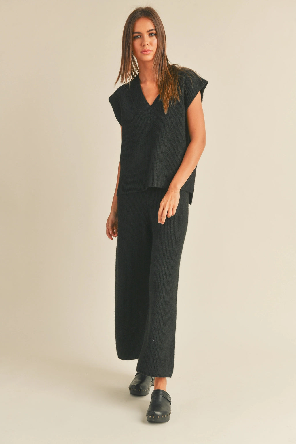 Midnight Luxe Sleeveless Sweater
