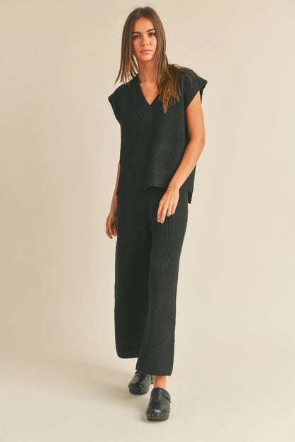 Midnight Luxe Sleeveless Sweater