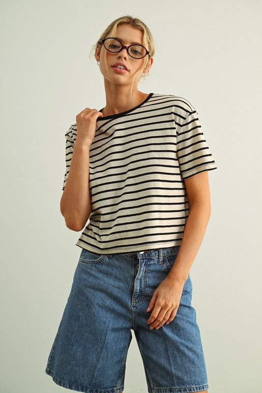 Relaxed Striped Tee