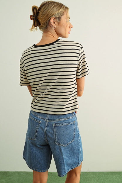 Relaxed Striped Tee