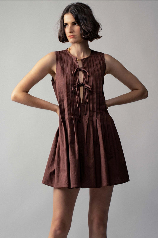 Ivy Pleat Dress