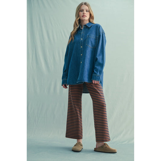 Easy Blues Denim Top