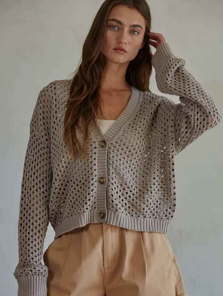 Knit Mocha Cardigan