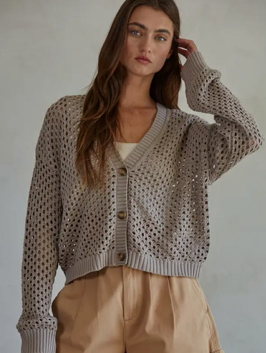 Knit Mocha Cardigan