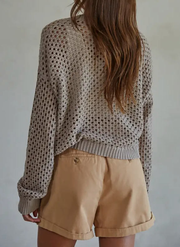 Knit Mocha Cardigan