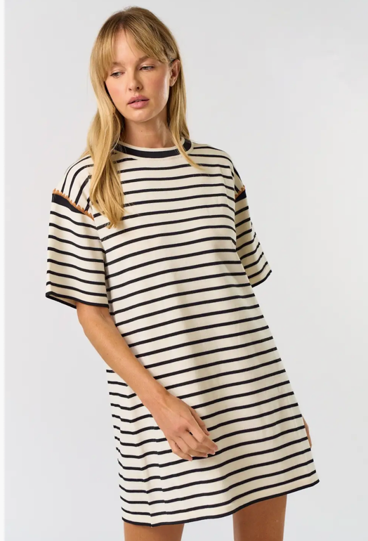 Striped T-shirt Dress