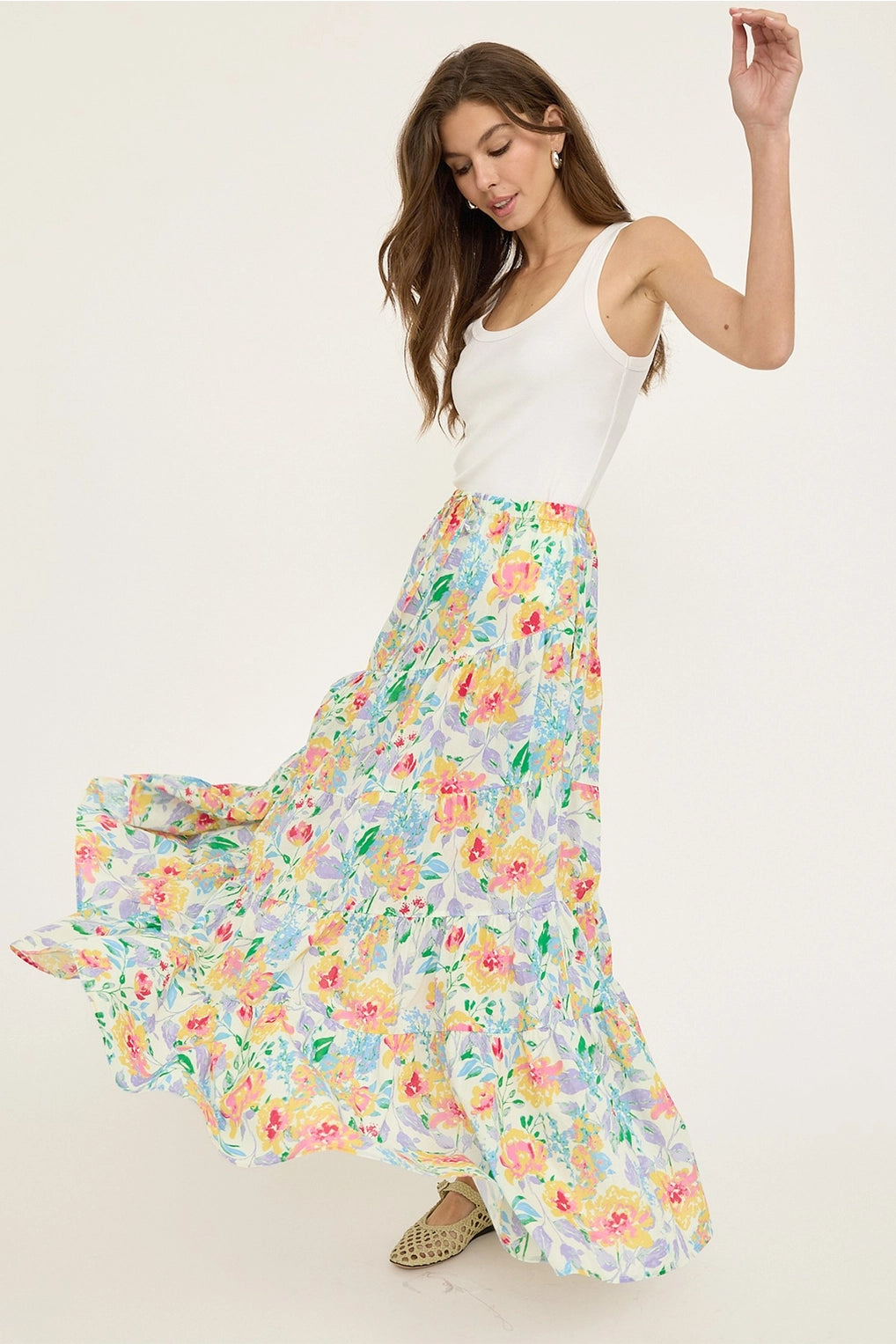 Floral Maxi Skirt