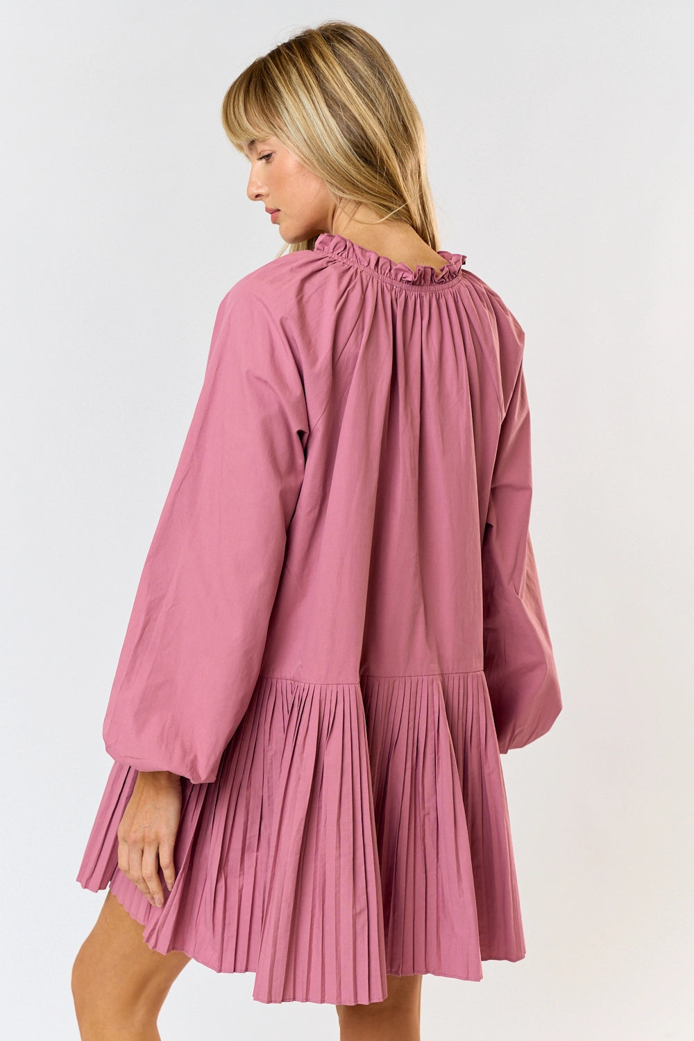 Mauve Ruffle Dress