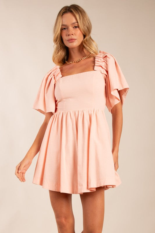 Blushing Mini Dress