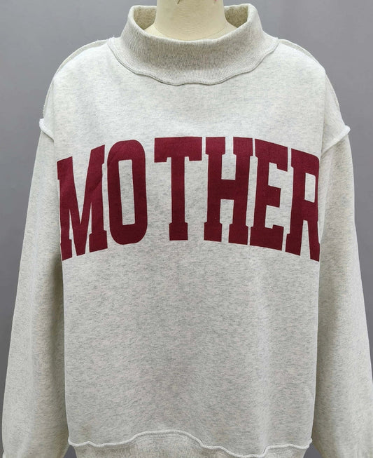 Mother/Cool Mom Reversible Mockneck