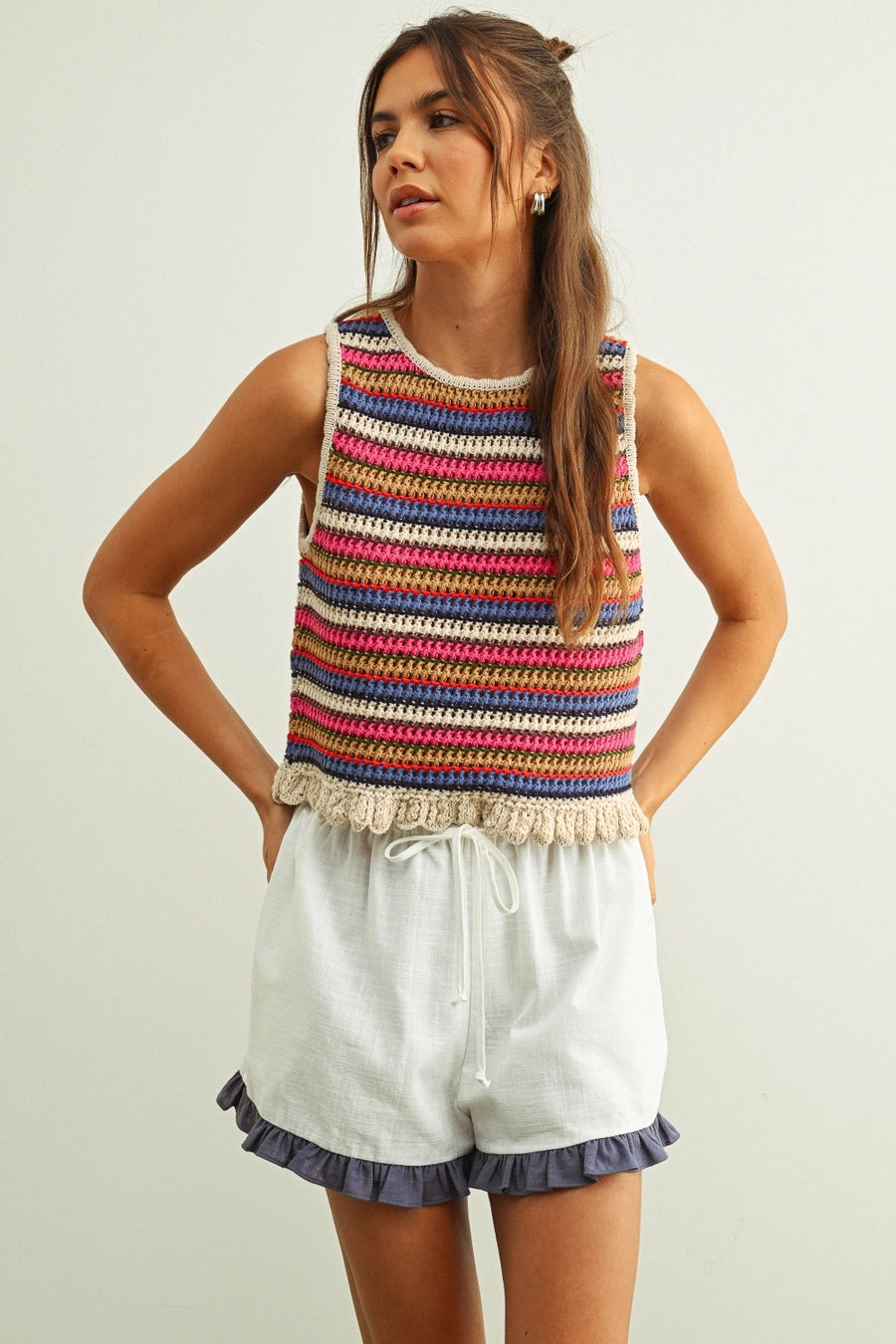 Colorwave Knit Top