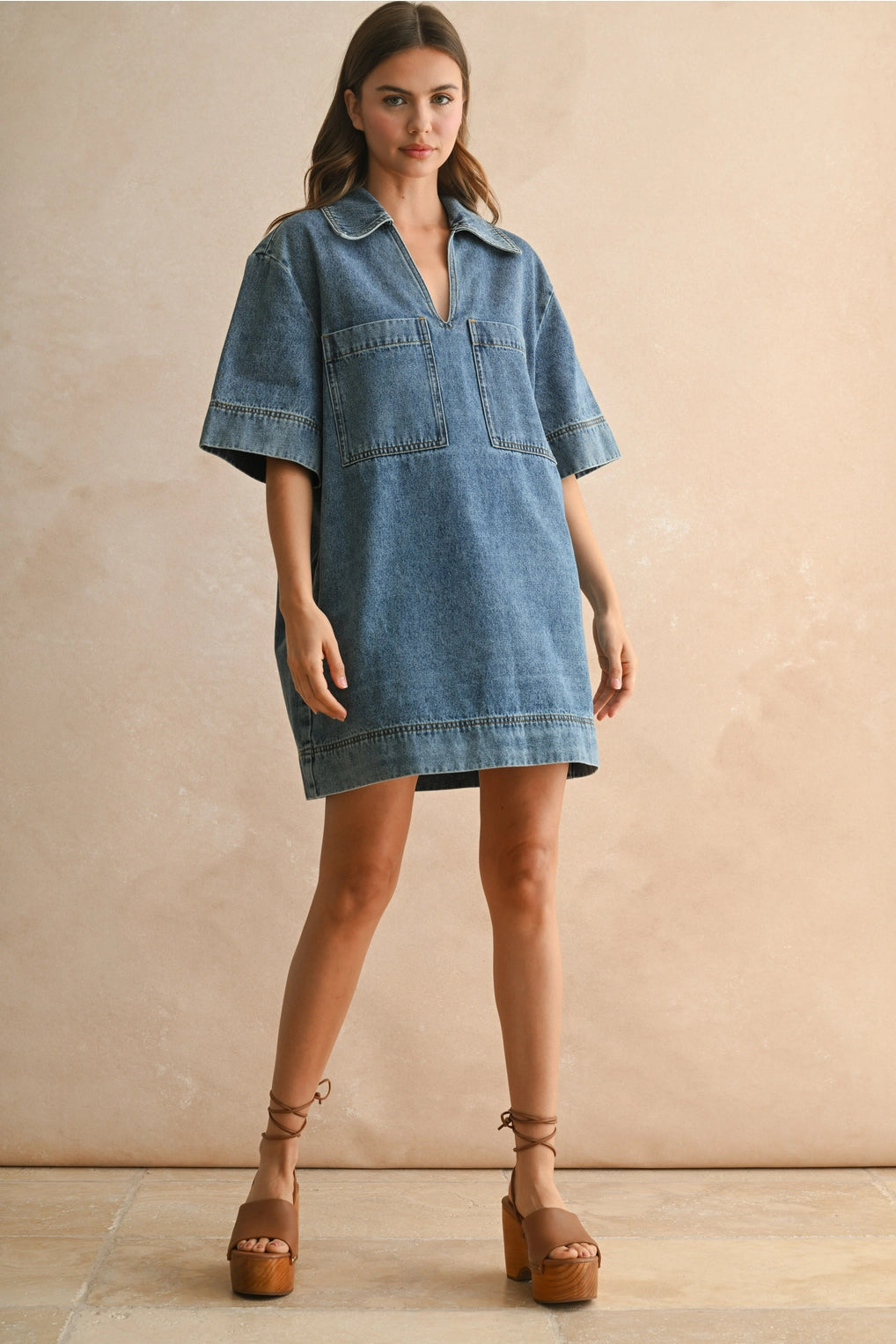 Sunday Sway Denim Dress