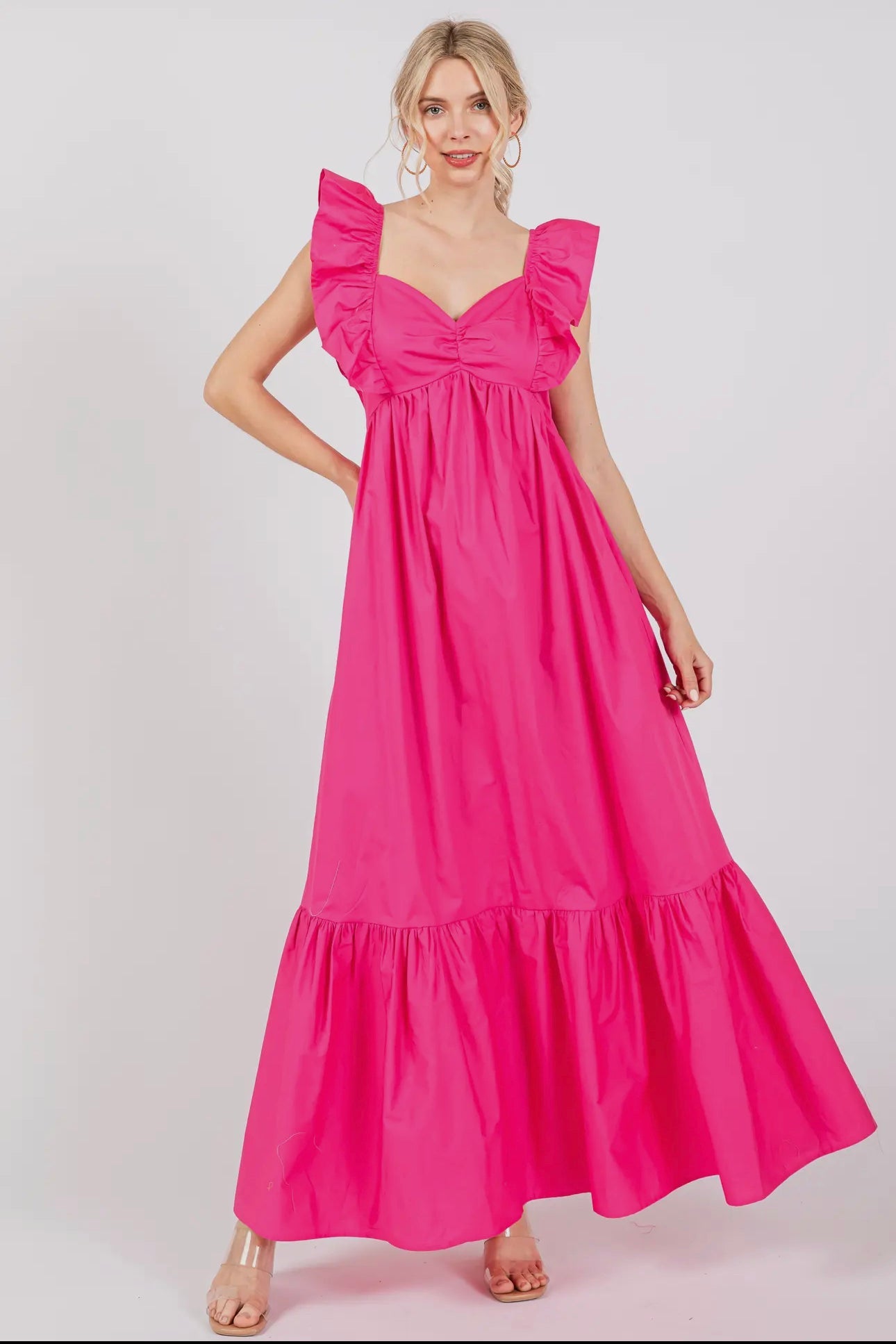 Poplin Maxi Dress