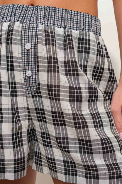 Comfy Days Plaid Boxer Shorts