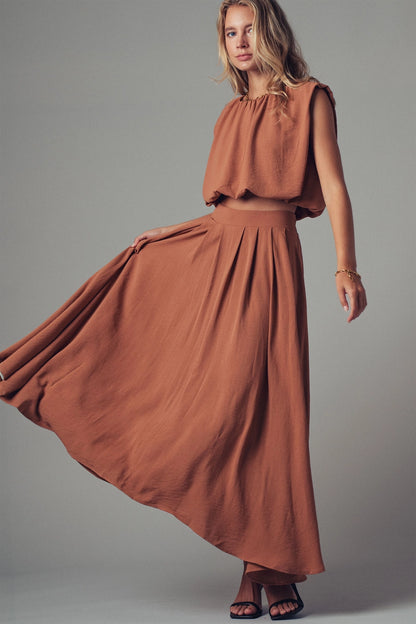 The Dune Set Pleated Skirt